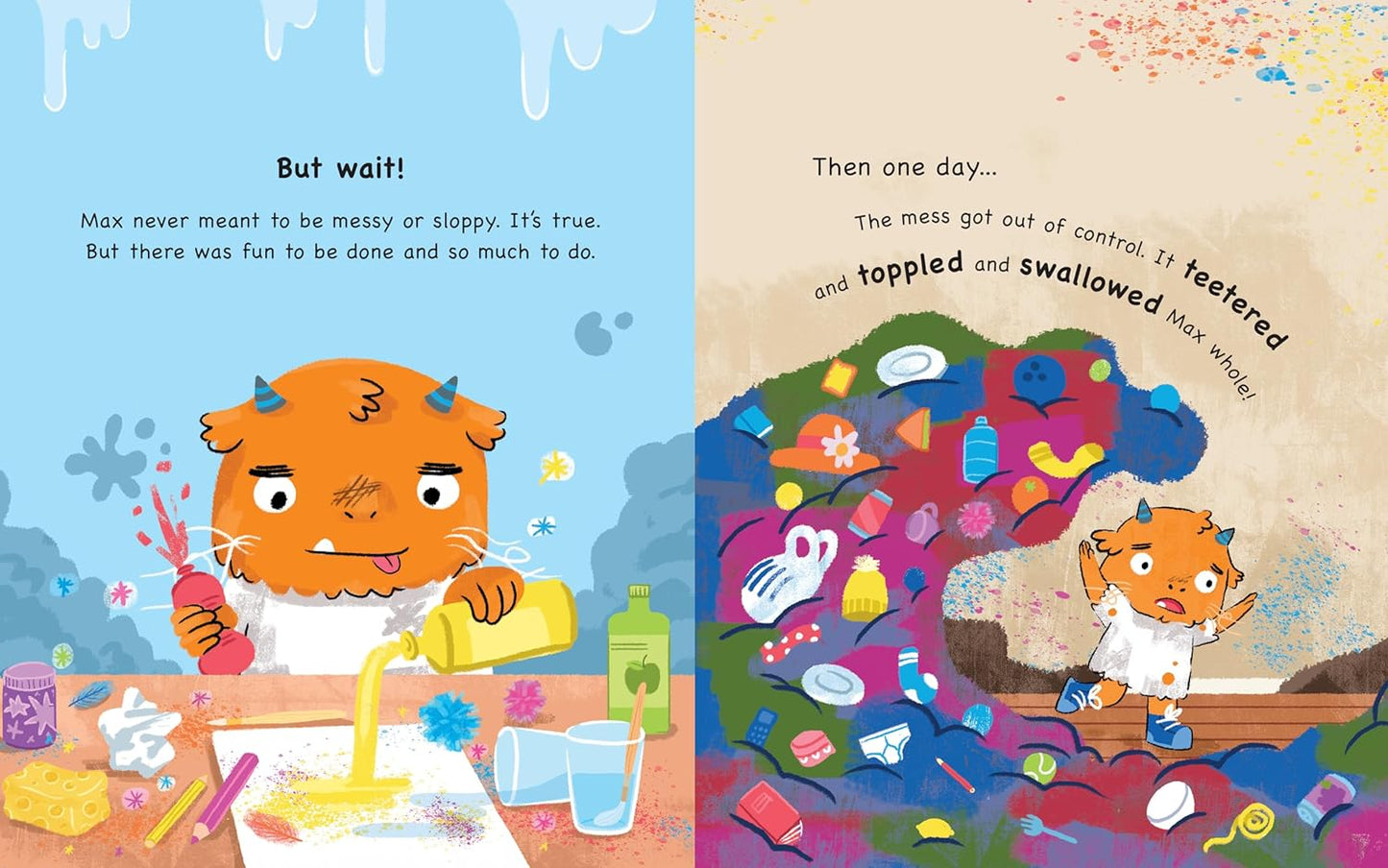 The Messiest Monster on Mill Street Book