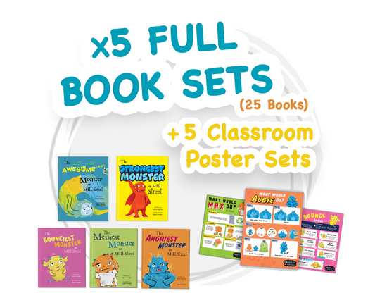 Teacher Gift Pack 5 FULL BOOK SETS + POSTERS (YOU SAVE $253)